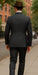 2 Buttons Black And Bold Chalk Gangster White Stripe Vested Big 1920 1930 Suit Flat Front Pants