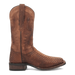 Dan Post Men's KA Python Print Leather Square Toe Boots - Brown