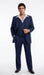 Tony Montana’s Blue Pinstripe 3 Piece Suit – Men’s Vintage Blue Striped Suit for Wedding, Prom and Classic Formal Wear