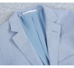 Renoi Designer Suit 203-9 Men's 2-Piece Slim Fit Single Breasted Notch Lapel Suit