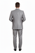 Men’s Light Gray 3-Piece Modern Fit Suit with Vest – Classic Formal Business and Wedding Attire