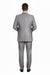 Men’s Light Gray 3-Piece Modern Fit Suit with Vest – Classic Formal Business and Wedding Attire