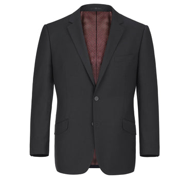 Renoi Designer Suit 2110-1 Men's Slim Fit Solid Stretch 2-Piece Suit