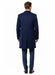 Mens Cobalt Blue Wool and Cashmere Car Coat Overcoat – Classic Winter Topcoat for Indigo Sapphire Color (light Navy Dark Royal)