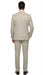 Men's Beige with blue Pinstripe Three-Piece Suit with Vest by Rossiman Vested Peak Lapel in Tan Stripe 1920s style