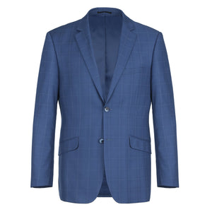 Renoi Designer Suit 291-20 Men's Slim Fit 2-Piece Single Breasted Check Dress Suit