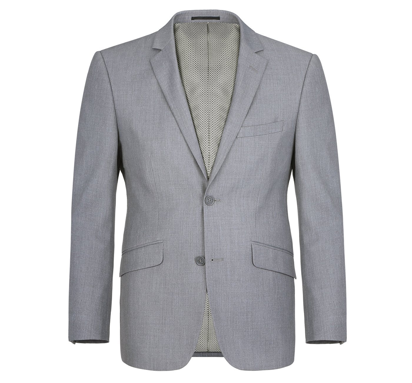 2110-2 Men's Slim Fit Solid Stretch 2-Piece Suit - Image 3