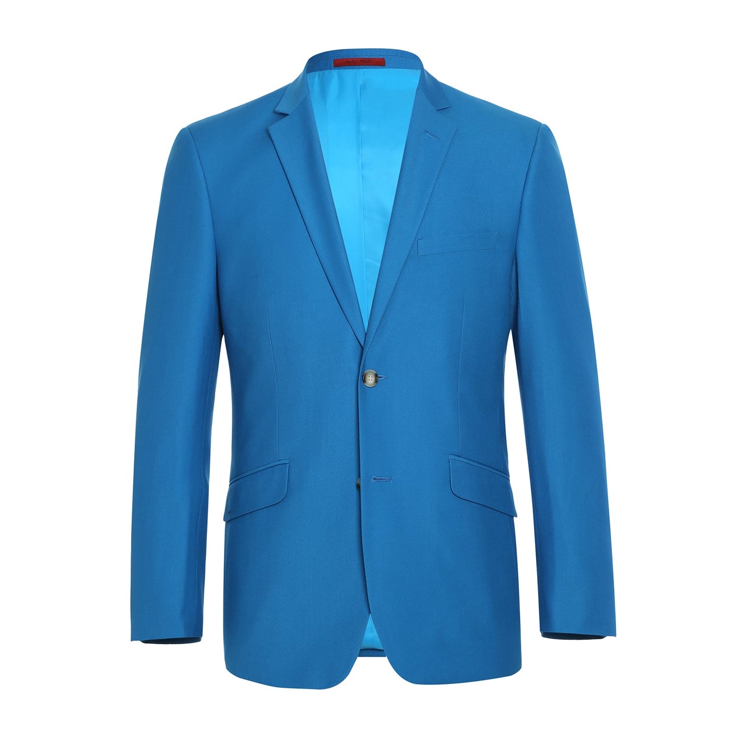 201-55 Men's 2-Piece Slim Fit Single Breasted Notch Lapel Suit - Image 2
