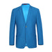 201-55 Men's 2-Piece Slim Fit Single Breasted Notch Lapel Suit