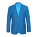 201-55 Men's 2-Piece Slim Fit Single Breasted Notch Lapel Suit