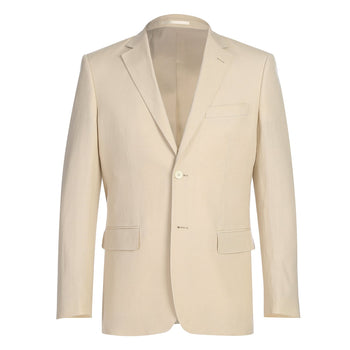 611-3 Men's New Slim Fit Checked Linen Suits - Image 2