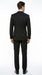 Statement Confidence Men'S Black Double Breasted Wool Italian Design Suit