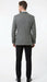 Men’s Grey Harris Tweed Blazer Jacket, Classic Herringbone Wool Sport Coat for Business Casual