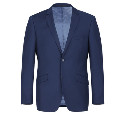 201-18 Men's 2-Piece Slim Fit Single Breasted Notch Lapel Suit - Image 3