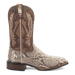 Dan Post Men's Brutus Python Snakeskin Square Toe Boots - Natural