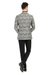 Men’s Black and Silver Paisley Tuxedo Jacket – Slim Fit Dinner Blazer with Matching Bow Tie with Black Pants $169