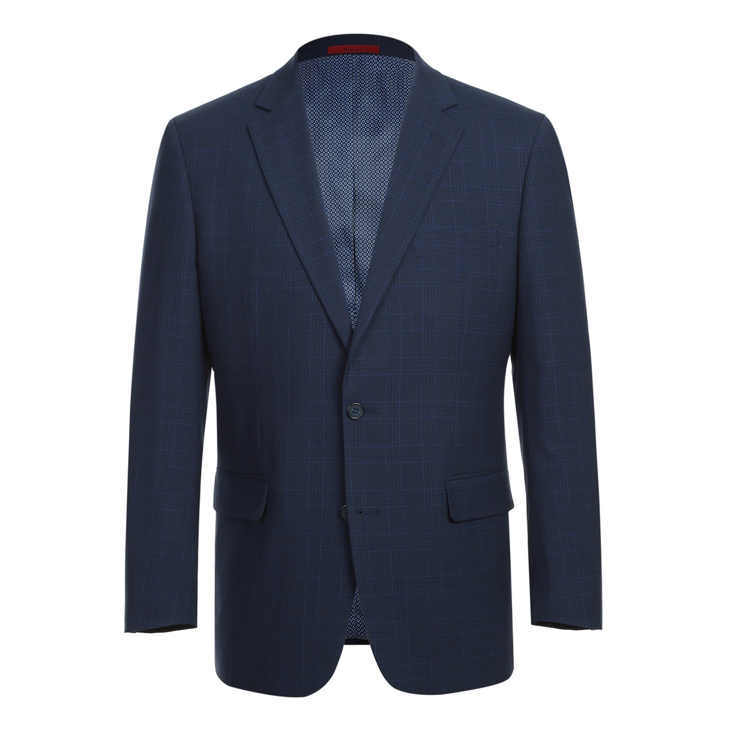 293-26 Men's Classic Fit Checked Suits - Image 2