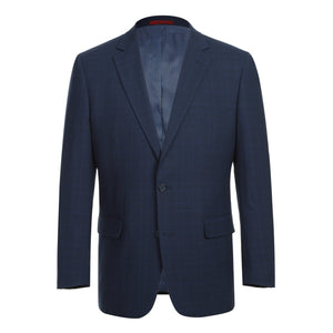 293-26 Men's Classic Fit Checked Suits - Image 2