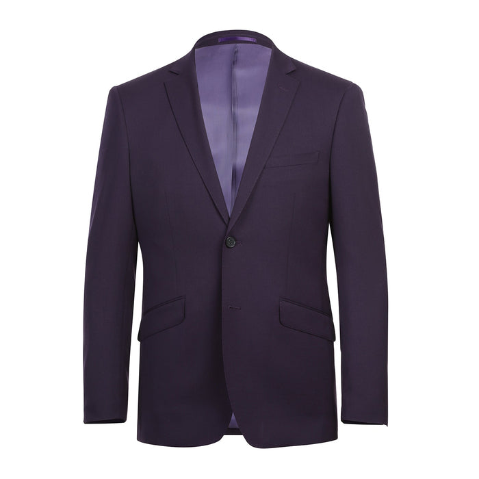 566-4 Men's Slim Fit Wool Suits - Image 2
