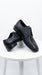 Men’s Los Altos Black Gator Belly Dress Shoes with Lace Up Front, Exotic Style Formal Shoes
