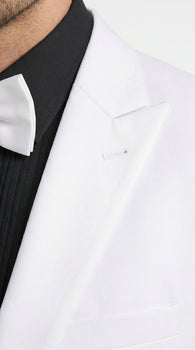 Men’s White Tuxedo Suit with Shorts – Modern Formal Blazer and Short Pants Set for Wedding, Prom Summer Fabric