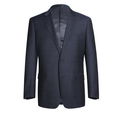 558-3 Men's Two Piece Classic Fit Wool Blend Suit - Image 2