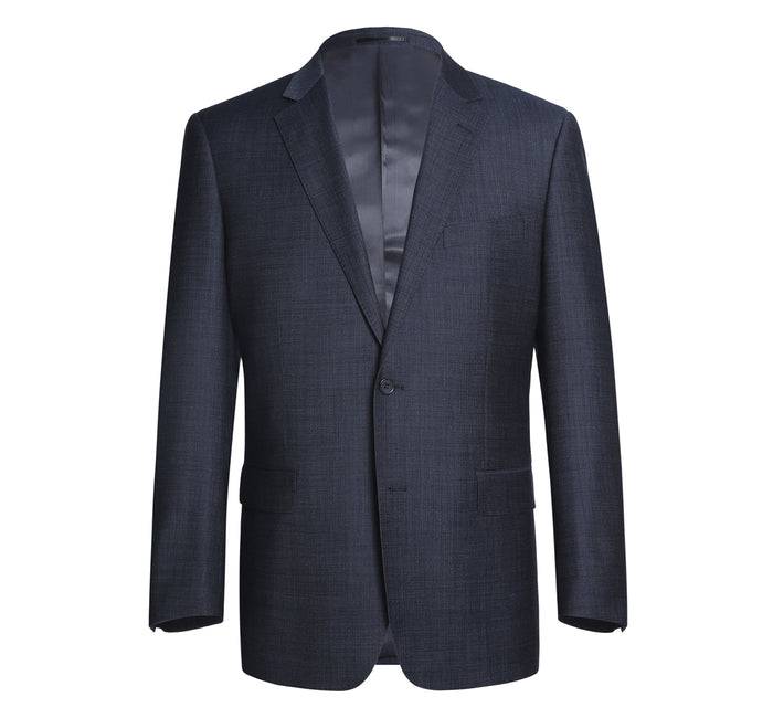 558-3 Men's Two Piece Classic Fit Wool Blend Suit - Image 2
