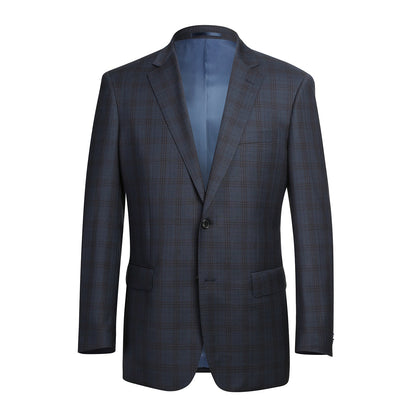 566-3 Men's Classic Fit Wool Suits - Image 2