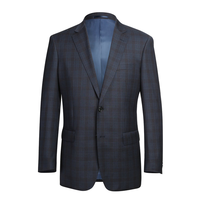 566-3 Men's Classic Fit Wool Suits - Image 2