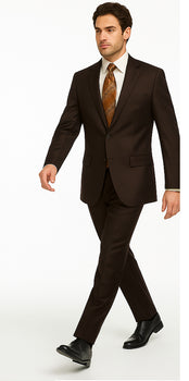 2tr-classic-fit-executive-cut-poly-rayon-executive-pure-solid-brown-suit-notch-collar-pleated-pants