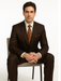 2TR Classic Fit - Executive Cut Poly-rayon Executive Pure Solid Brown Suit Notch Collar Pleated Pants