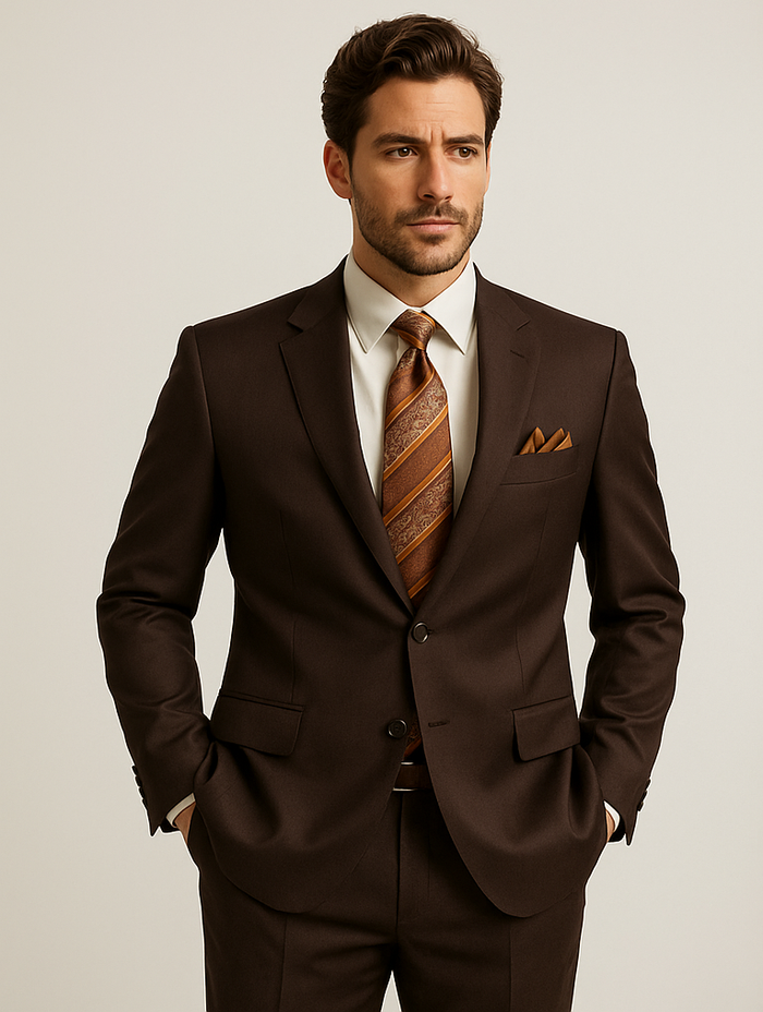 2tr-classic-fit-executive-cut-poly-rayon-executive-pure-solid-brown-suit-notch-collar-pleated-pants