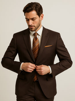 2tr-classic-fit-executive-cut-poly-rayon-executive-pure-solid-brown-suit-notch-collar-pleated-pants