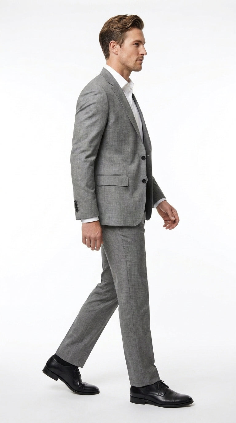 Men’s James Bond Skyfall Inspired Grey Suit – Classic 2 Button Formal Suit
