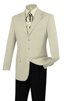 Lucci 3-Button Budget Ivory Blazer
