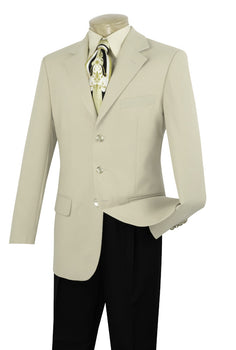 Lucci 3-Button Budget Ivory Blazer