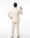 Tony Montana’s Ivory Vested Suit – Classic Ivory 3 Piece Suit for Wedding, Formal and Evening Wear