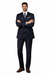 3 PC Vested Dark Navy TNT Men's Designer affordable Cheap Priced Business Suits Clearance Sale online sale - Three Piece Suit