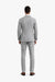 3 Piece Linen Suit - Gray Mens Suit - Vested Summer Suit