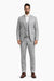 3 Piece Linen Suit - Gray Mens Suit - Vested Summer Suit