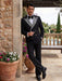 Black Tail Tuxedo - Tailcoat - 1920s Black and Silver