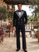 Black Tail Tuxedo - Tailcoat - 1920s Black and Silver