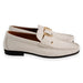 P0215-3218 Deer V buckle - White