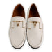 P0215-3218 Deer V buckle - White