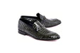 C01708-3470BC Croco Leather with Buckle-Green