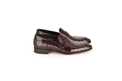 C01701-3470C Croco Leather Brown - Image 2
