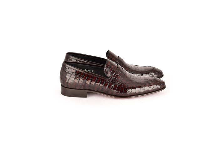 C01701-3470C Croco Leather Brown - Image 2