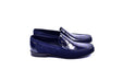 C0014054-3898C Suede And Croco print vamp-Navy