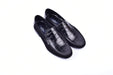C0014057-3898C Suede And Croco print vamp-Black