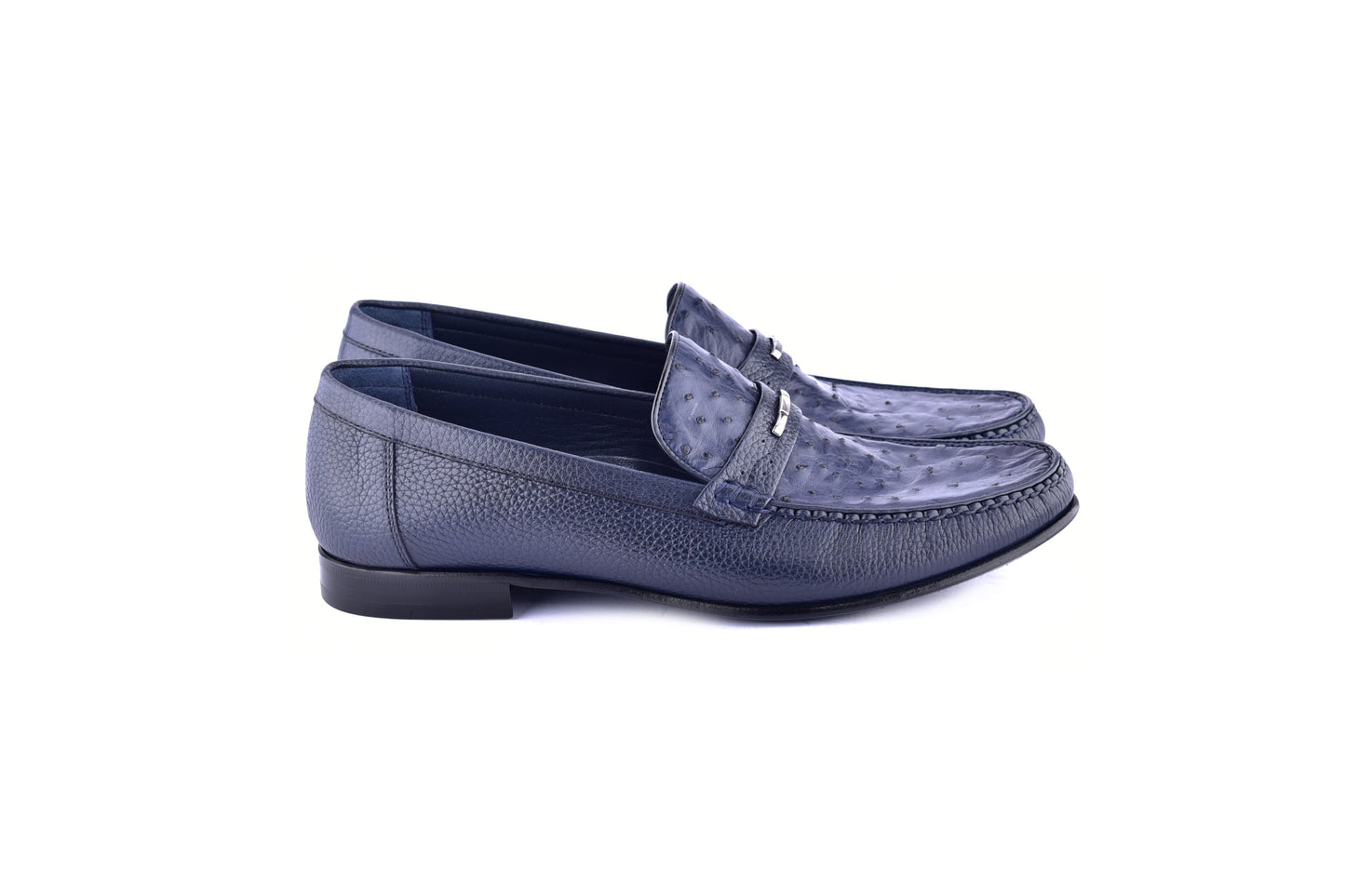 C0014052-3898Ost- Genuine Ostrich- Navy - Image 2